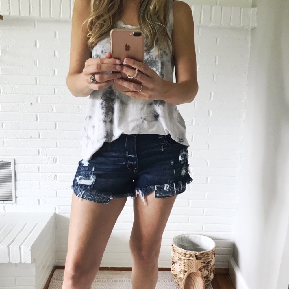 American Eagle Hi Rise Festival Shorts Size 8